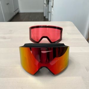 2021 Dragon RVX Snow Ski Snowboard Goggles with bonus lens!